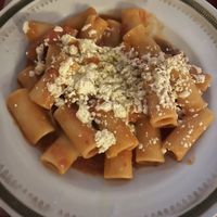 Rigatoni  at Al Sanpietrino Trattoria in Lisbon