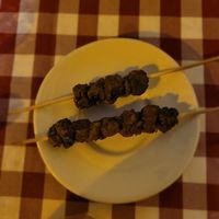"Lammspieß" at Al Sanpietrino Trattoria in Lisbon