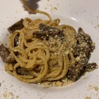 Pasta carbonara   at Al Sanpietrino Trattoria in Lisbon