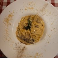 Carbonara at Al Sanpietrino Trattoria in Lisbon
