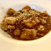 Gnocchetti do patate al ragu   at Al Sanpietrino Trattoria in Lisbon