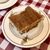 Tiramisu  at Al Sanpietrino Trattoria in Lisbon