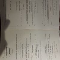 Menu as of May 2023  at Al Sanpietrino Trattoria in Lisbon