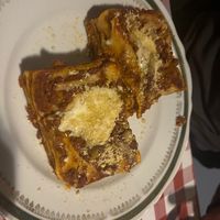 Lasagna  at Al Sanpietrino Trattoria in Lisbon