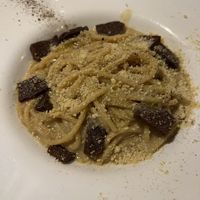 Carbonara vegana da urlo!!! Ne potrei mangiare due chili   at Al Sanpietrino Trattoria in Lisbon