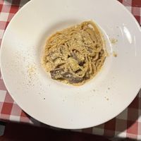 Spaghetti alla carbonara  at Al Sanpietrino Trattoria in Lisbon