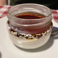Pannacotta  at Al Sanpietrino Trattoria in Lisbon