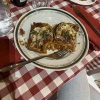 Lasagna  at Al Sanpietrino Trattoria in Lisbon