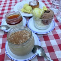 We ordered all of the desserts   at Al Sanpietrino Trattoria in Lisbon