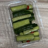 Cucumbers from the fridge  at Like Tofu 來客豆腐 in Taipei