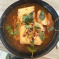 Steamed tofu with noodles - $110   at Like Tofu 來客豆腐 in Taipei