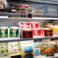 Refrigerated tofu at Go Asia Supermarkt in Dusseldorf