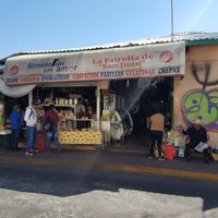 Go in this main entrance to the market, then Chocafe will soon be on your left. at Chocafe in Morelia