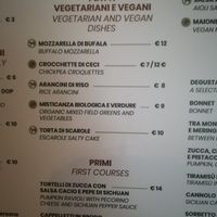 Menù 1 at Un Posto a Milano in Milan