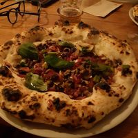 Gorgeous stone baked pizza at Gradi Pizza Napoletana in Tenerife