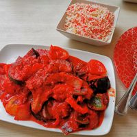Tikka masala with vegetables at Taj Palace in Malaga