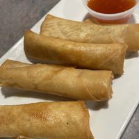 Vegetable spring rolls   at Thai Kitchen in Ames