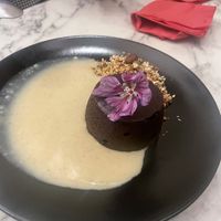 Chocolate lava cake  at Urban Greener in Paris