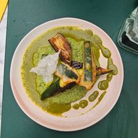 Zucchini tempura at Urban Greener in Paris