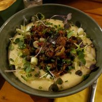 Polenta was tasty at Urban Greener in Paris