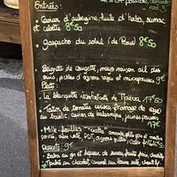 Menu 8/2024 - but changes daily  at Urban Greener in Paris