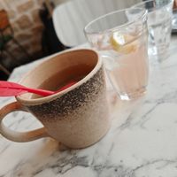 White tea and home made ice tea at Urban Greener in Paris