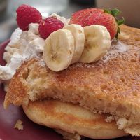 Pancakes sucrés at Urban Greener in Paris