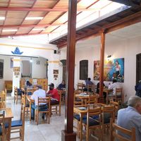 The restaurant at Restaurante Vegetariano Inti Raymi in Ibarra