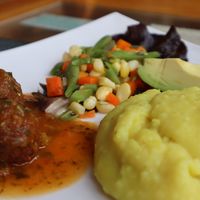   at Restaurante Vegetariano Inti Raymi in Ibarra