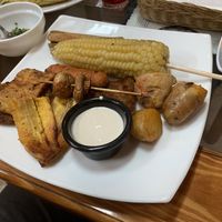 Bbq special served on weekends  at Restaurante Vegetariano Inti Raymi in Ibarra