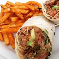 Burrito at Loving Hut in Orange