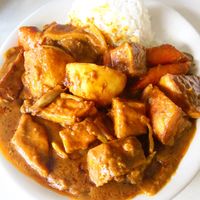 Curry at Loving Hut in Orange