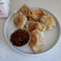 Bok Choy & Mushroom Dumplings (vegan) at Dumpling the Noodle in Seattle