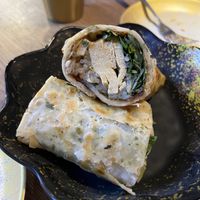 Tofu pancake roll  at Dumpling the Noodle in Seattle
