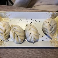 Steamed shiitake buns   at Dumpling the Noodle in Seattle