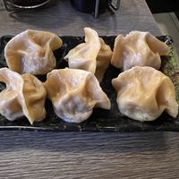 Vegan dumplings  at Dumpling the Noodle in Seattle