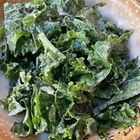 Sesame kale  at Dumpling the Noodle in Seattle