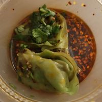 Chili oil dumpling at Dumpling the Noodle in Seattle