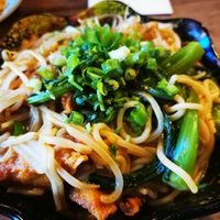 Spicy noodles at Dumpling the Noodle in Seattle