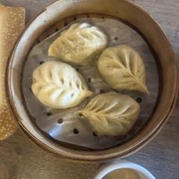 vegan buns (more like dumplings)   at Dumpling the Noodle in Seattle