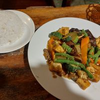 Tofu and veggies with lemongrass at YoYo Vegetarian Food - Seaside in Phan Thiet