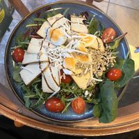 Roman Salad with Tofu  at Coffee & Books in Decin