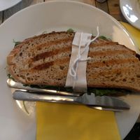 Tofu sandwich at Coffee & Books in Decin