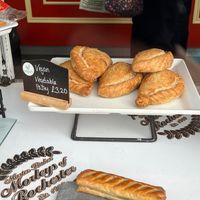 Vegan veg pasty at Morleys Bakers in Rochester
