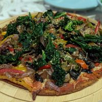 Vegan Aegean Pizza at Bounty Beets - Le Meridien Mina Seyahi in Dubai