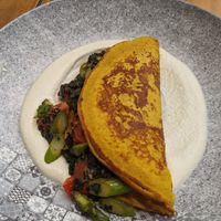 Chickpea scramble at Bounty Beets - Le Meridien Mina Seyahi in Dubai