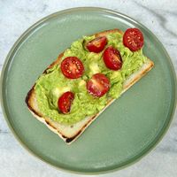 Avocado toast  at Bounty Beets - Le Meridien Mina Seyahi in Dubai