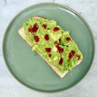 Avocado with chilli oil  at Bounty Beets - Le Meridien Mina Seyahi in Dubai