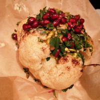 Baked cauliflower at Bo's Co in Celerina