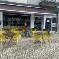 Outside  at Coffeebreak in Aveiro